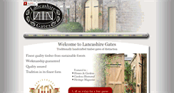 Desktop Screenshot of lancashiregates.co.uk