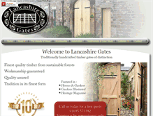 Tablet Screenshot of lancashiregates.co.uk